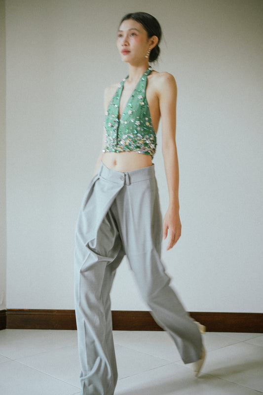 Emerald Embellished Top