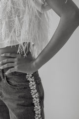 Elysia Feather Top