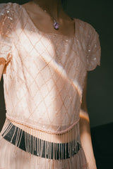 Roselle Fringe Pink Set