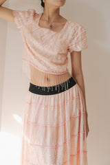 Roselle Fringe Pink Set