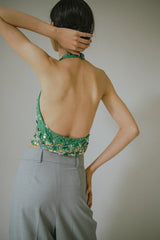 Emerald Embellished Top
