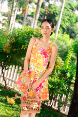 Floral Print Mini Dress