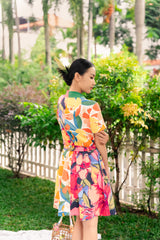 Verde Bloom Shirt Dress