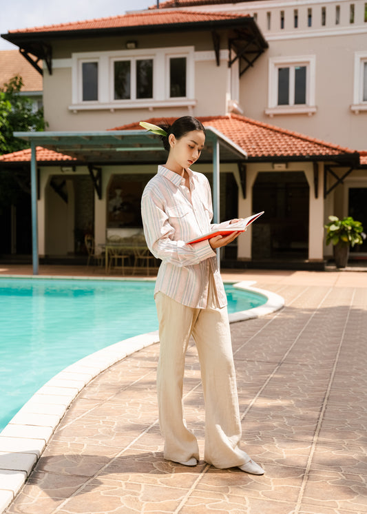 Linen Soft Stripes Shirt