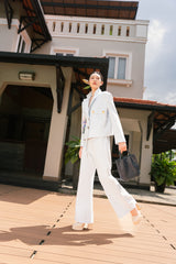 Hydrangea Linen Vest