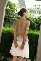 Nude Butterfly Sheer