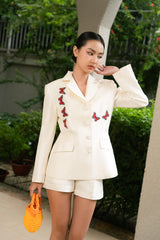 Butterfly Taffeta Vest