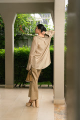 Sandstone Satin Blouse